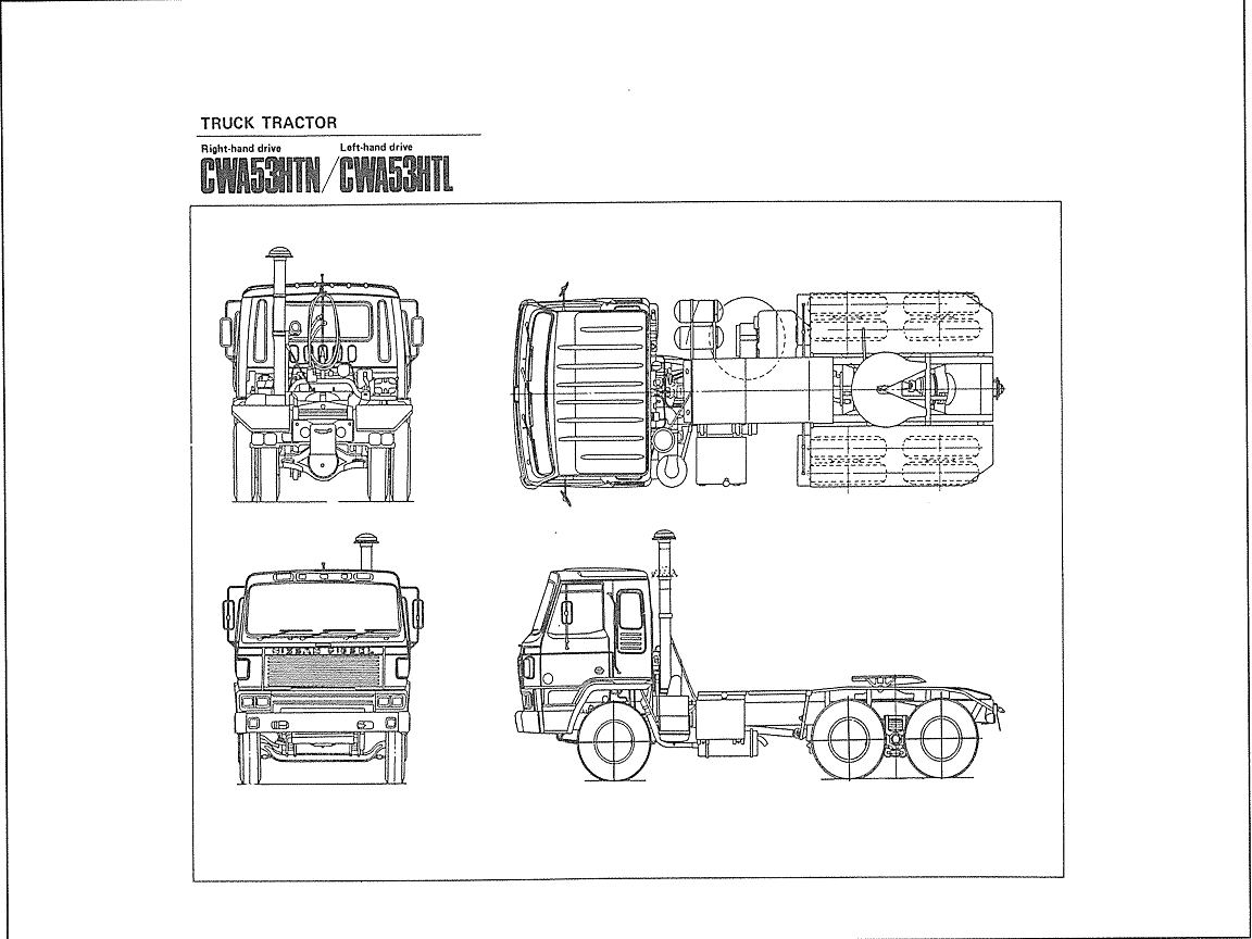 Nissan-CWA53 TRUCK TRACTOR